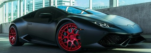 赤いホイール画像